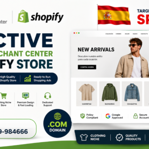 Reactive GMC with Shopify Store - Spain, Clothing